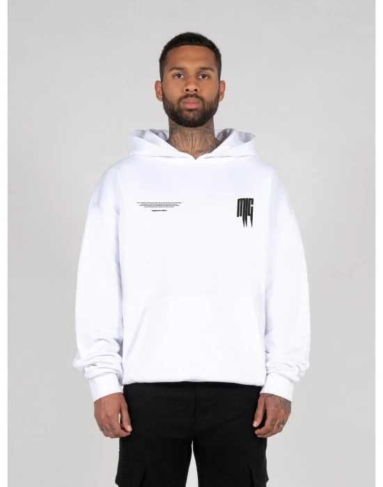 Суичър METAMORPHOSE V.2 x Heavy Oversized Hoody white XXL