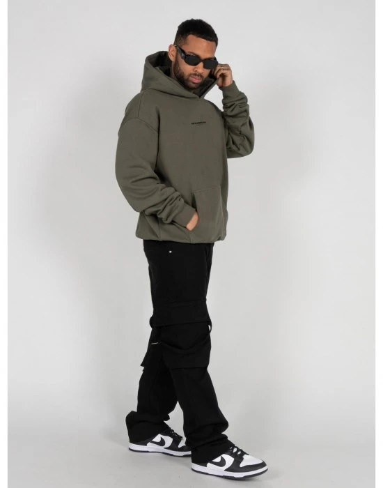 Суичър METAMORPHOSE V.4 x Heavy Oversized Hoody olive XXL