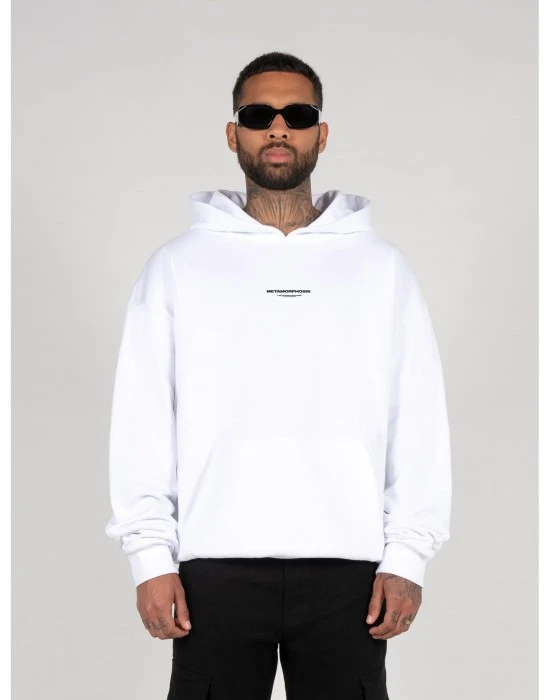 Суичър METAMORPHOSE V.4 x Heavy Oversized Hoody white XXL