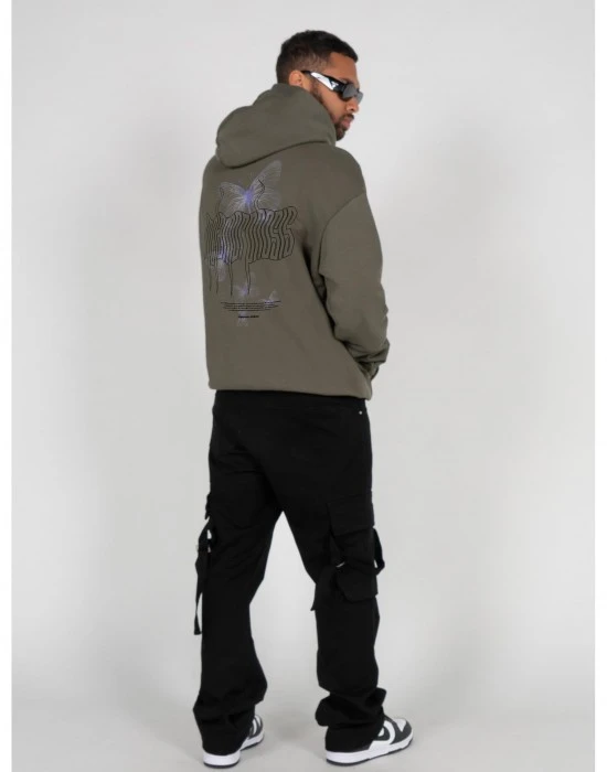 Суичър METAMORPHOSE V.4 x Heavy Oversized Hoody olive XXL