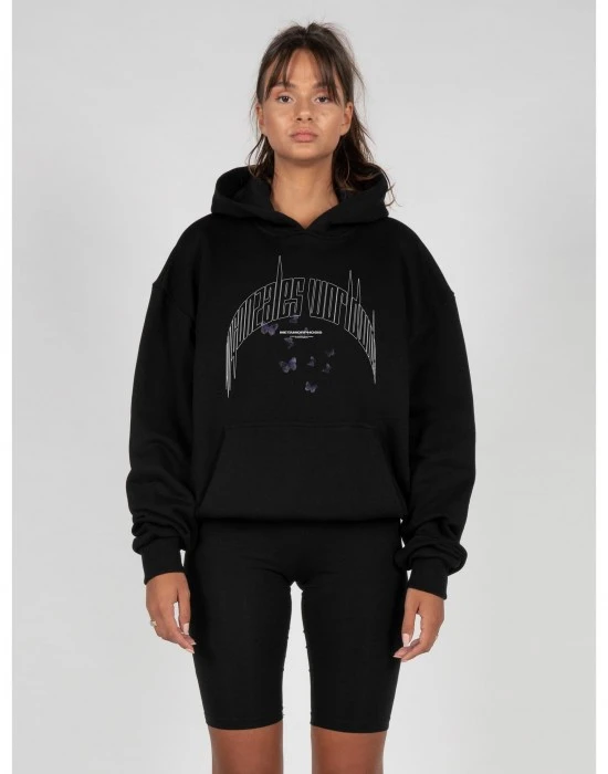Ladies METAMORPHOSE V.3 Heavy Oversized Hoody black XXL