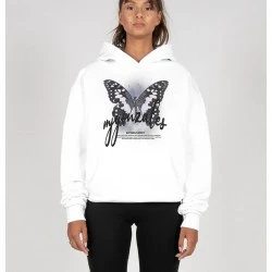 Ladies METAMORPHOSE V.7 x Heavy Oversized Hoody white XXL