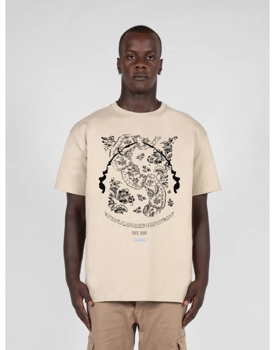 Paislay x Heavy Oversized Tee wet sand XXL
