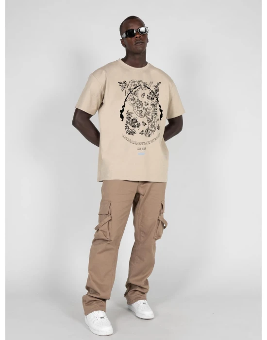 Paislay x Heavy Oversized Tee wet sand XXL
