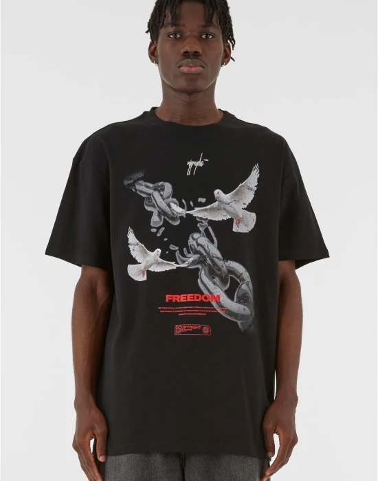 Freedom x Heavy Oversized Tee black XXL