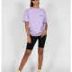 Ladies Wave V.1 x Heavy Oversized Tee lilac XXL
