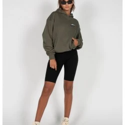Ladies Wave V.1 x Heavy Oversized Hoody olive L