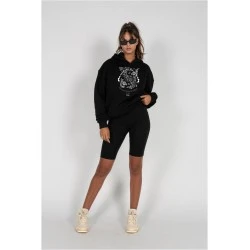 Ladies Paislay x Heavy Oversized Hoody black XXL