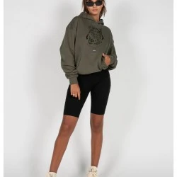 Ladies Paislay x Heavy Oversized Hoody olive XXL