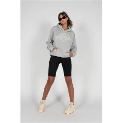 Ladies International x  Heavy Oversized Hoody grey XXL