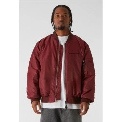 Мъжко Бомбър Яке MJG BOMBER JACKET burgundy XXL