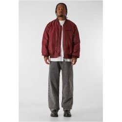 Мъжко Бомбър Яке MJG BOMBER JACKET burgundy XXL