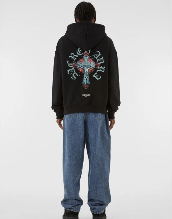 Суичър CROSS x MJG HEAVY OVERSIZED HOODY black XXL