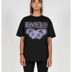Овърсайз тениска MJG Heavy Oversized Tee Ladies - BUTTERFLY ILLUSION black XXL