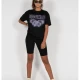 MJG Heavy Oversized Tee Ladies - BUTTERFLY ILLUSION black XXL