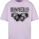 MJG Heavy Oversized Tee Ladies - BUTTERFLY ILLUSION lilac XXL