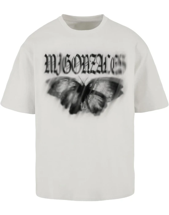MJG Heavy Oversized Tee Ladies - BUTTERFLY ILLUSION lightasphalt XXL