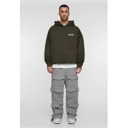 Суичър MJG Heavy Oversized Hoody -  FROSTED WINGS olive XXL