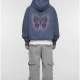 Суичър MJG Heavy Oversized Hoody -  FROSTED WINGS vintageblue XXL