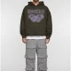 Суичър MJG Heavy Oversized Hoody -  BUTTERFLY ILLUSION olive XXL