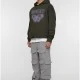 Суичър MJG Heavy Oversized Hoody -  BUTTERFLY ILLUSION olive XXL