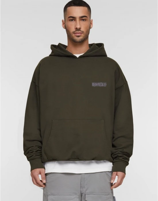 Суичър MJG Heavy Oversized Hoody - FEARLESS FLIGHT olive XXL
