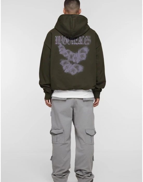 Суичър MJG Heavy Oversized Hoody - FEARLESS FLIGHT olive XXL