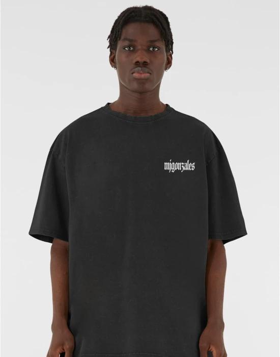 MJG Heavy Oversized Acid Washed Tee - Discipline Dynasty black XXL