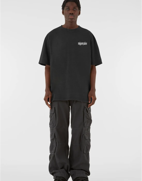 MJG Heavy Oversized Acid Washed Tee - Discipline Dynasty black XXL
