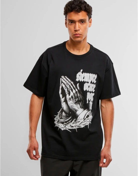 MJG Heavy Oversized Tee - Pray for you black XXL