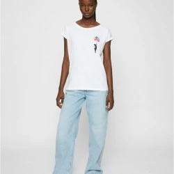 Тениска Ladies Girl Floating Away T-Shirt white XXL