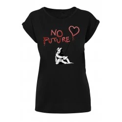 Тениска Ladies No Future T-Shirt black XXL