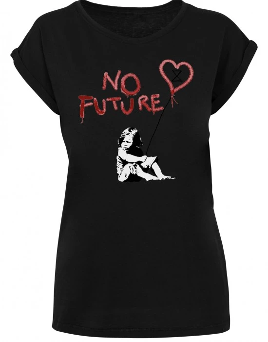 Тениска Ladies No Future T-Shirt black XXL