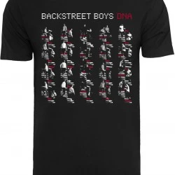 Тениска Backstreet Boys - DNA Album Red T-Shirt Round Neck black XXL