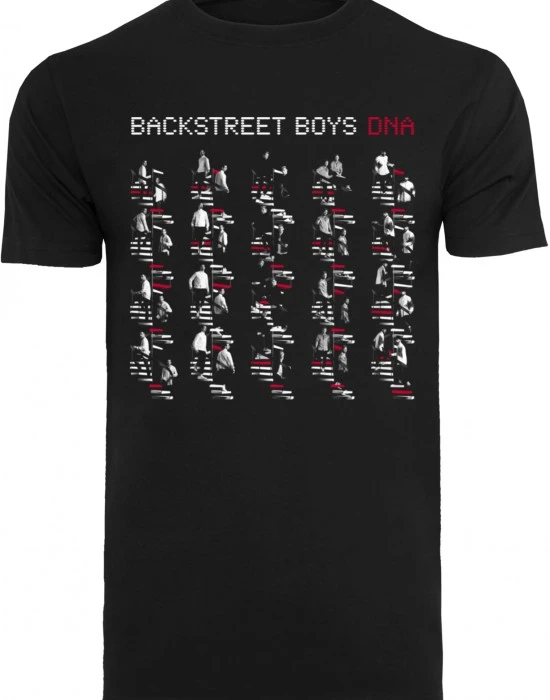 Тениска Backstreet Boys - DNA Album Red T-Shirt Round Neck black XXL