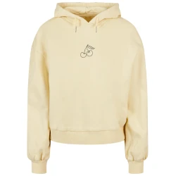 Ladies Cherry Organic Oversized Hoody softyellow XXL