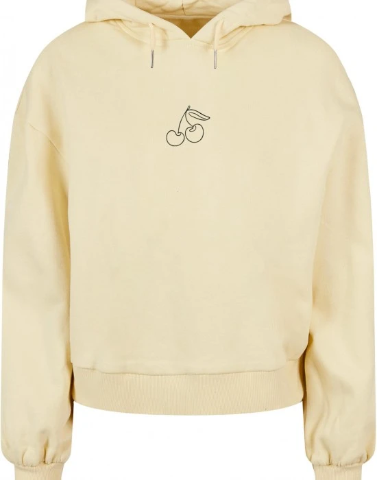Ladies Cherry Organic Oversized Hoody softyellow XXL