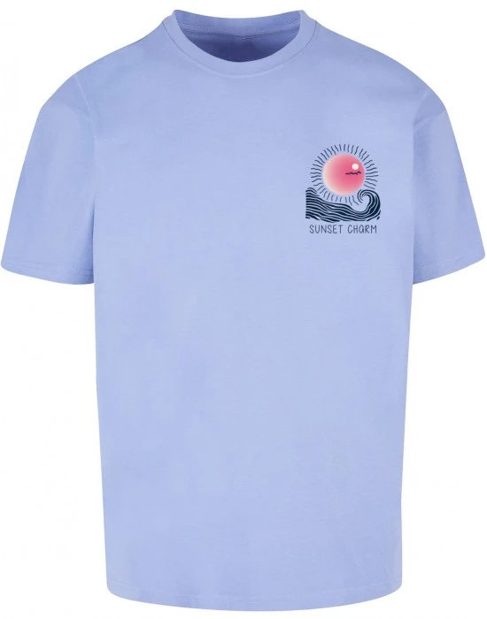 Тениска Sunset Charm Oversized T-shirt violablue XXL
