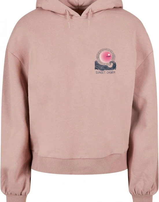 Ladies Sunset Charm Oversized Hoody duskrose XXL