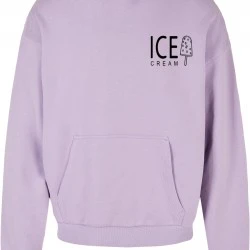 Ice Cream Oversized Hoody lilac XXL