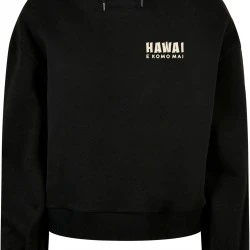 Ladies Hawai Oversized Hoody black XXL