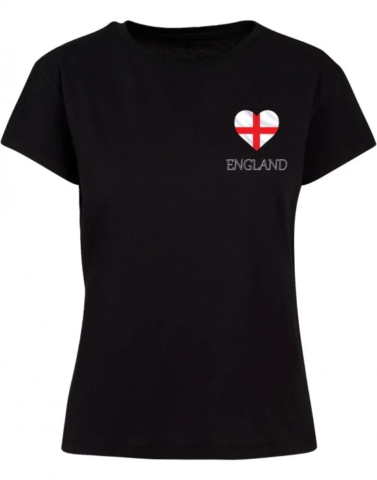 Тениска Ladies Merchcode Football - England T-shirt black XXL