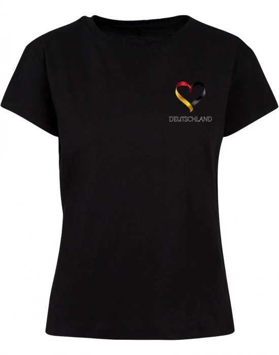 Тениска Ladies Merchcode Football - Germany T-shirt black XXL