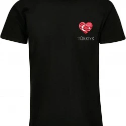 Тениска Merchcode Football - Turkey T-shirt black XXL