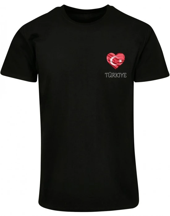 Тениска Merchcode Football - Turkey T-shirt black XXL
