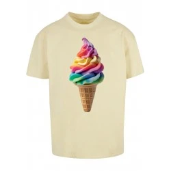 Тениска Pride Scoops Heavy Oversized T-shirt softyellow XXL