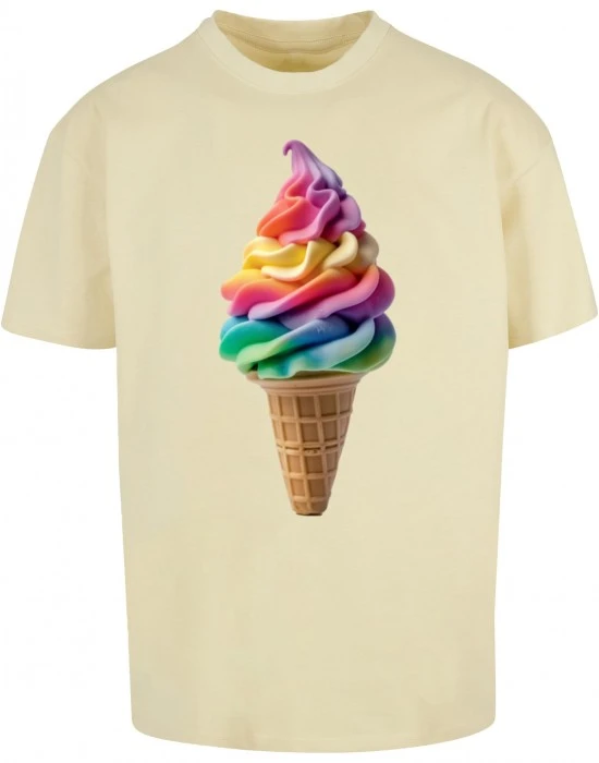 Тениска Pride Scoops Heavy Oversized T-shirt softyellow XXL