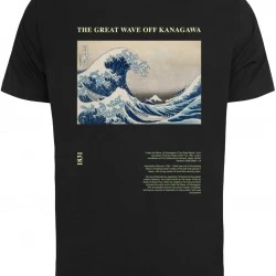 Тениска APOH - Hokusai 1831 T-Shirt black XXL