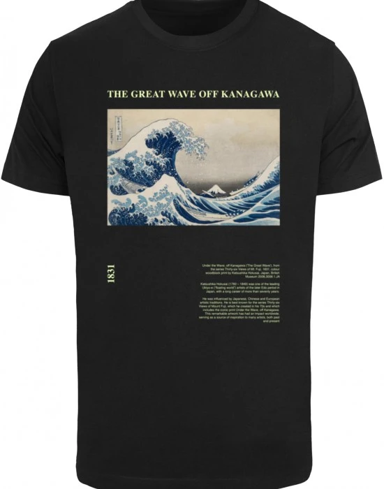 Тениска APOH - Hokusai 1831 T-Shirt black XXL