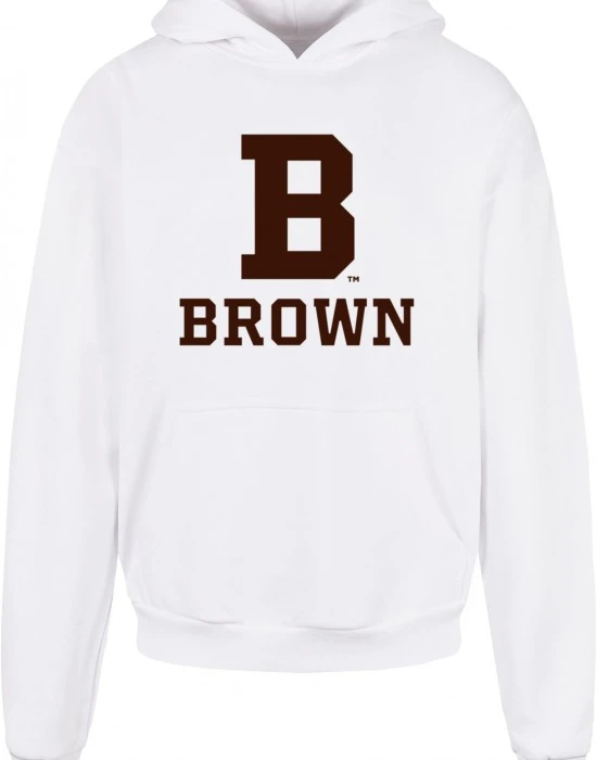 Суичър Brown University - B Initial Ultra Heavy Hoody white XXL